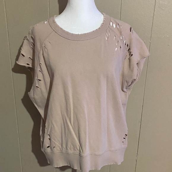 Free People Women’s Distressed Top - Picture 1 of 1